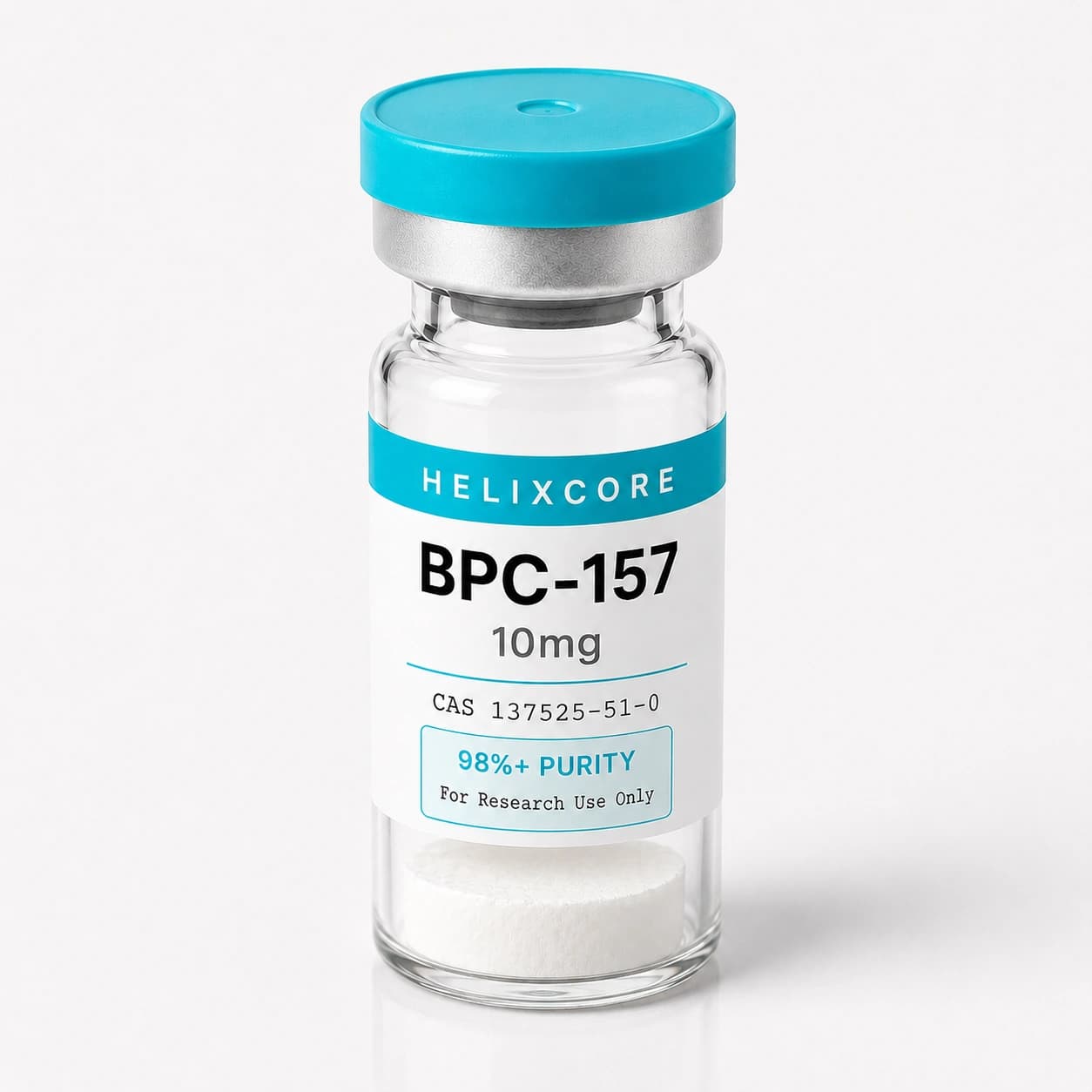 HelixCore BPC-157 research peptide vial